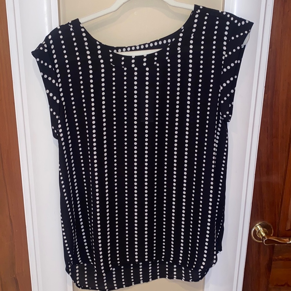 Ann Taylor Polka dot blouse
